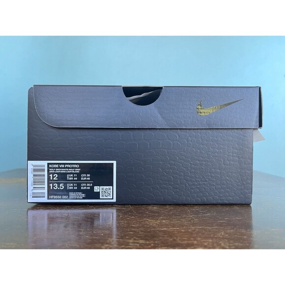 Nike Kobe 8 Protro Wolf Grey Basketball Shoes Men\'s Size 12 HF9550-002 main image 6